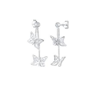 Elli  Boucles d'Oreilles Pendentif D'oreilles Tendance Papillon Cristaux 