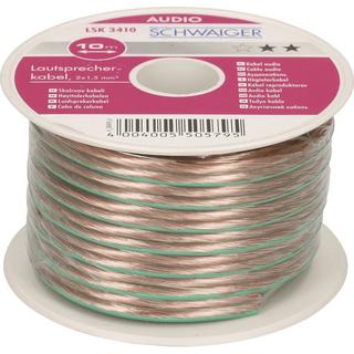 Max Hauri  Schwaiger LSK3410 055 cavo audio 10 m Trasparente 