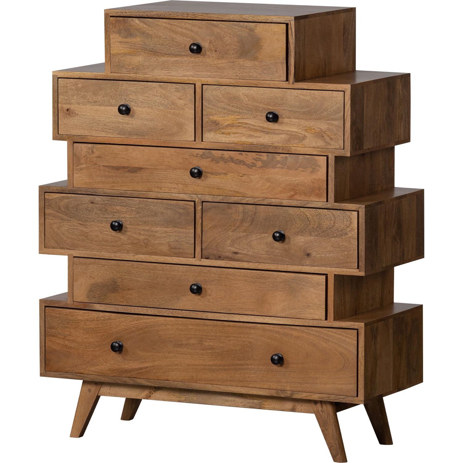 Image of Kommode Linde Mango natur 105x86 Kommode Linde Mango natur 105x86