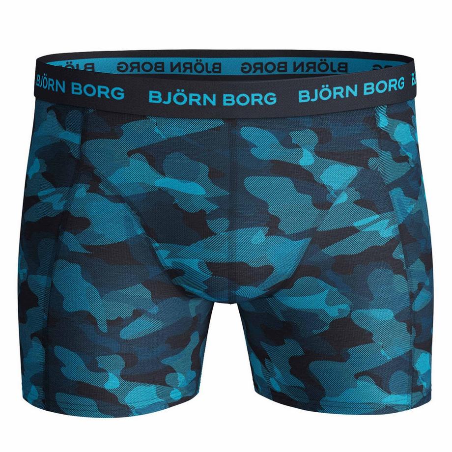 Björn Borg Cotton Stretch Boxer Trunks Lot de 3  
