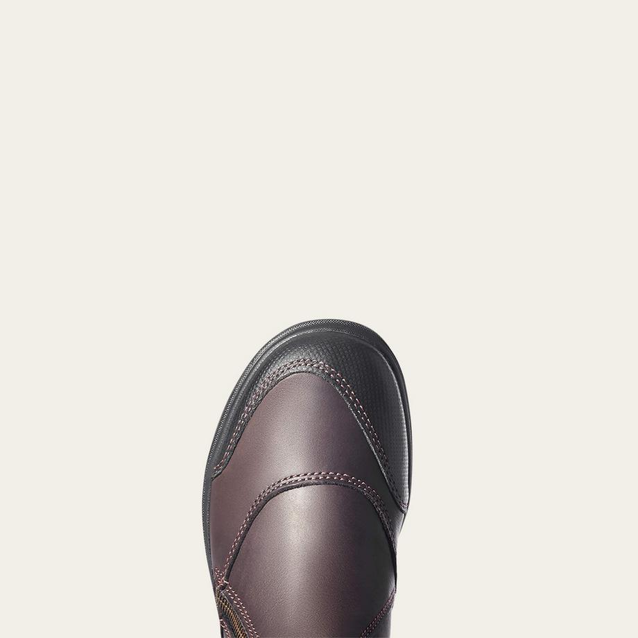 Ariat  stiefeletten mit seitlichem reißverschluss leder barnyard 