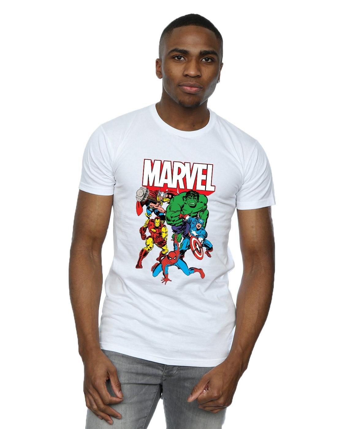 MARVEL  Hero Group TShirt 