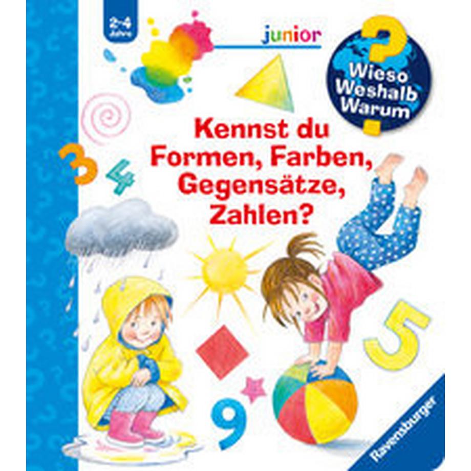 Wieso? Weshalb? Warum? Sonderband junior: Kennst du Formen, Farben, Gegensätze, Zahlen? Rübel, Doris Couverture rigide 
