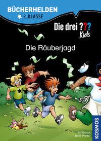 Die drei ??? Kids, Bücherhelden 2. Klasse, Die Räuberjagd Blanck, Ulf; Pfeiffer, Boris; Saße, Jan (Illustrationen) Copertina rigida 