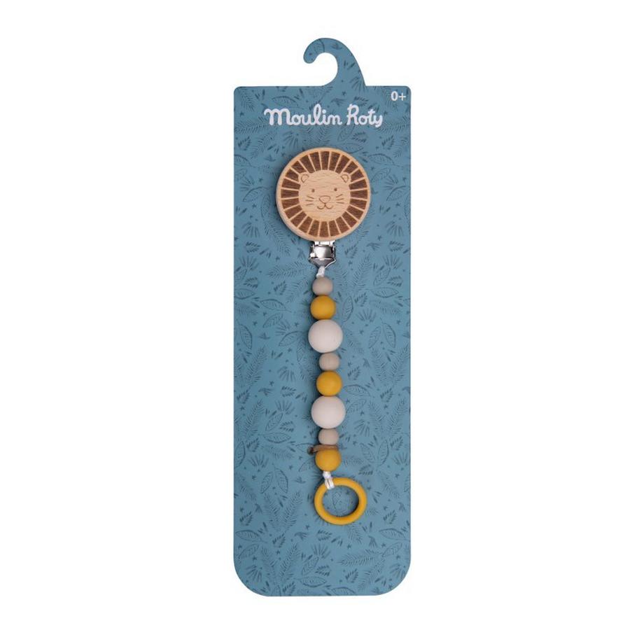 Moulin Roty  Attache-lolette Lion, Après la Pluie, Moulin Roty 