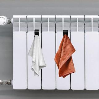 Northio Gancio a Y per bagno - alluminio nero - 5 pz  