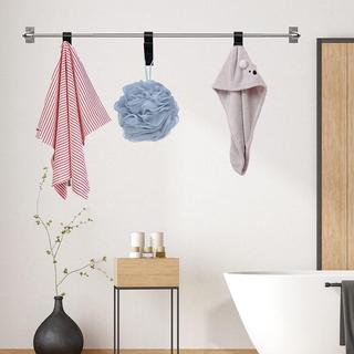 Northio Gancio a Y per bagno - alluminio nero - 5 pz  