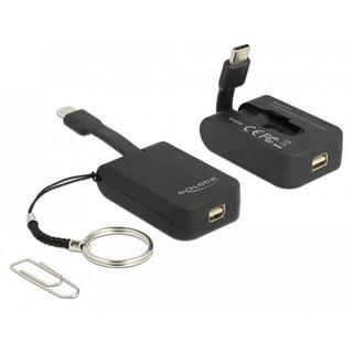 DeLock  DeLOCK 63939 cavo e adattatore video 0,03 m USB tipo-C mini DisplayPort Nero 