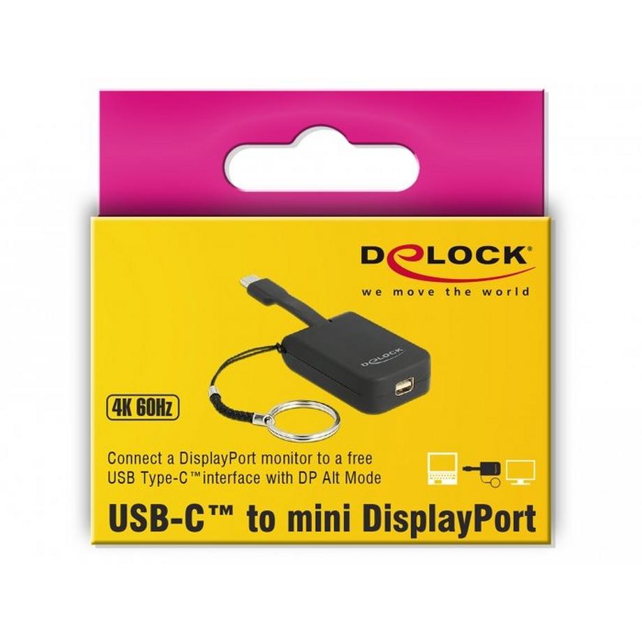 DeLock  Adaptateur  USB Type-C - Mini-DP 