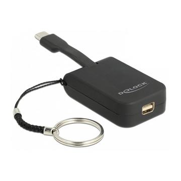 DeLOCK 63939 Videokabel-Adapter 0,03 m USB Typ-C mini DisplayPort Schwarz