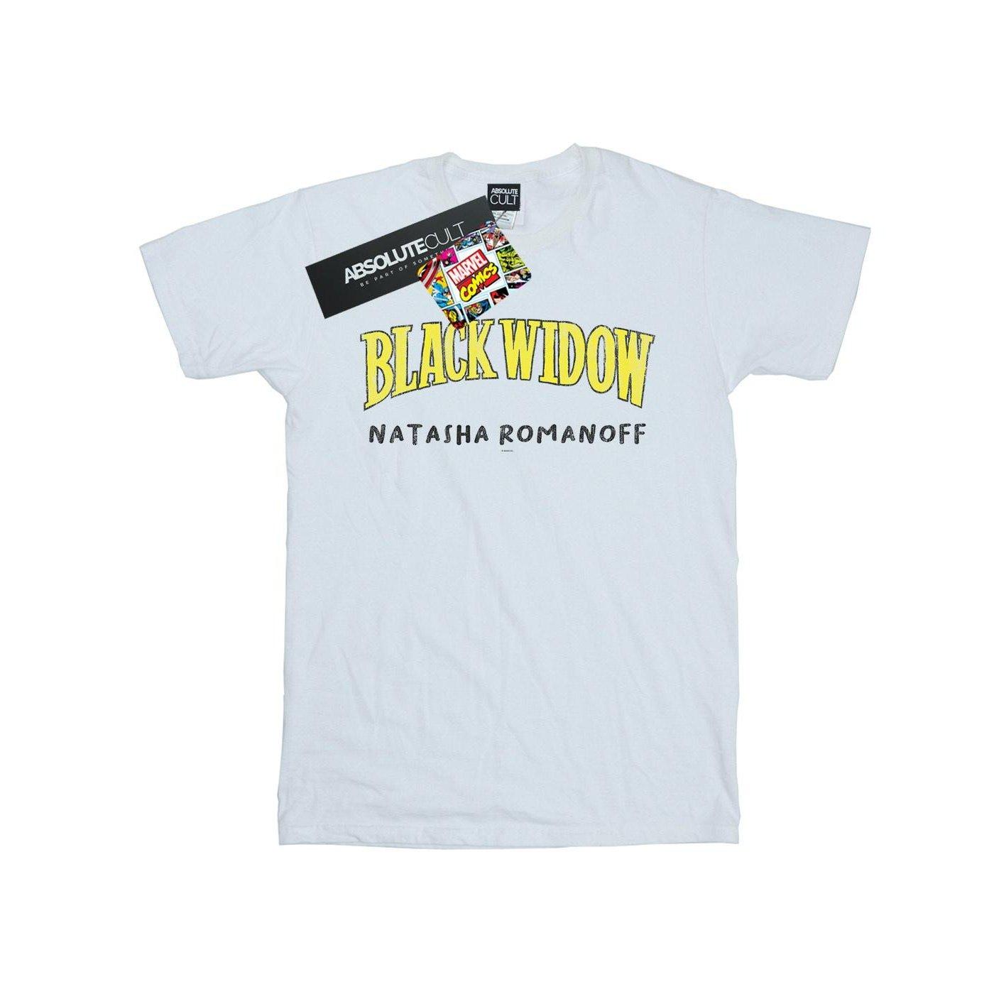 Image of Black Widow Aka Natasha Romanoff Tshirt Herren Weiss 4XL