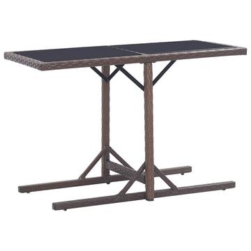 Table d'extérieur rotin synthétique