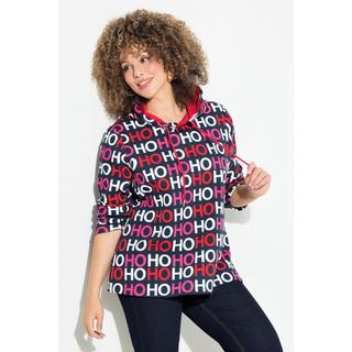 Ulla Popken Classic Ho Ho Ho Langarm Hoodie  