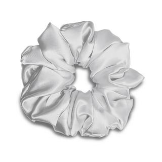 VBEAUTY  Premium Seiden Scrunchie - Silber 