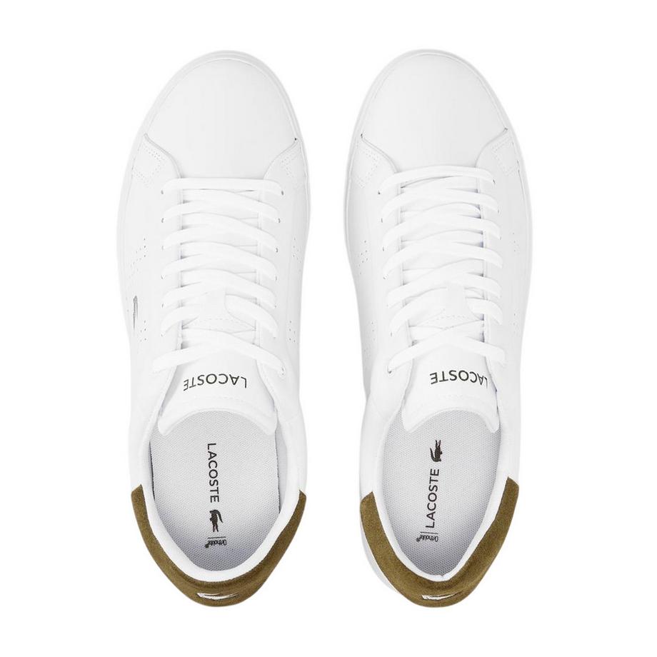 LACOSTE Powercourt Leder Sneaker Niedriger Schnitt  
