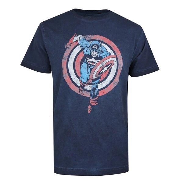 Image of Shield Charge Tshirt Herren Marine S