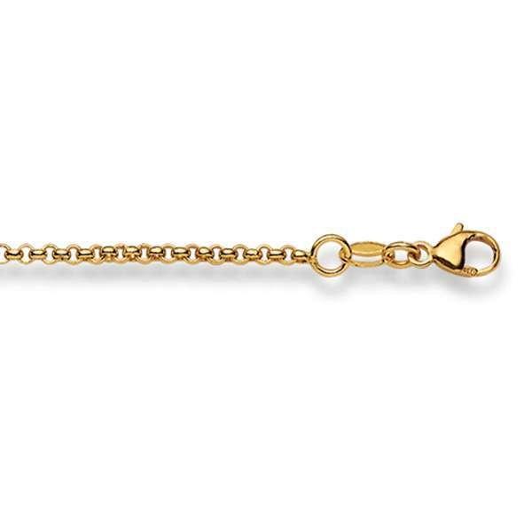 Image of Collier Erbs Gelbgold 750, 2.3mm, 50cm Unisex Gelbgold 38cm
