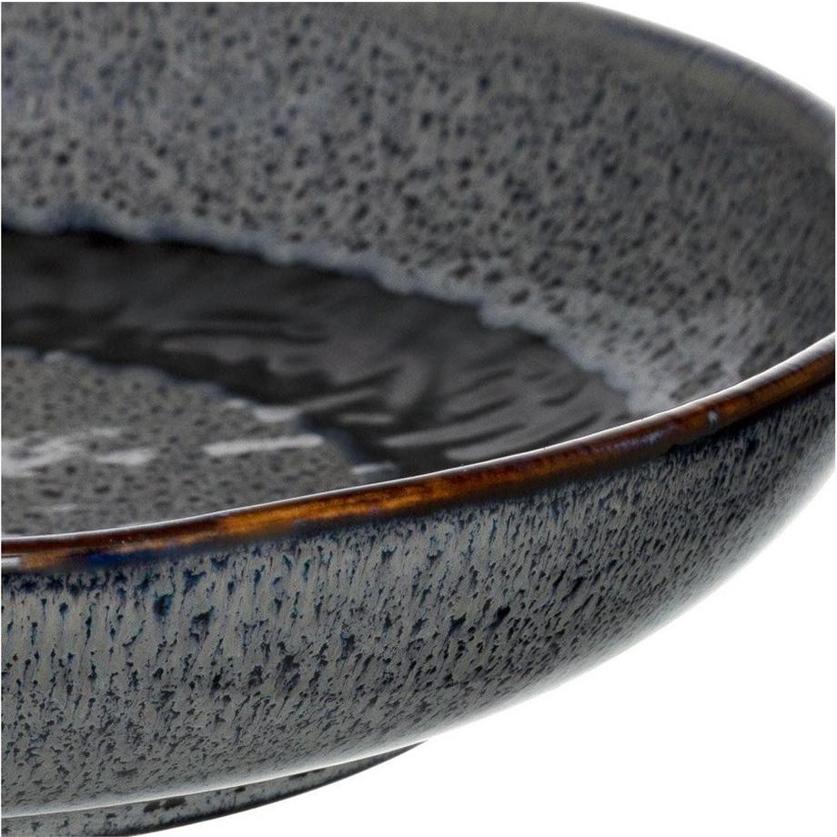 LEONARDO Suppen- & Pastateller Matera Ø 21 cm, 6 Stück, Anthrazit  