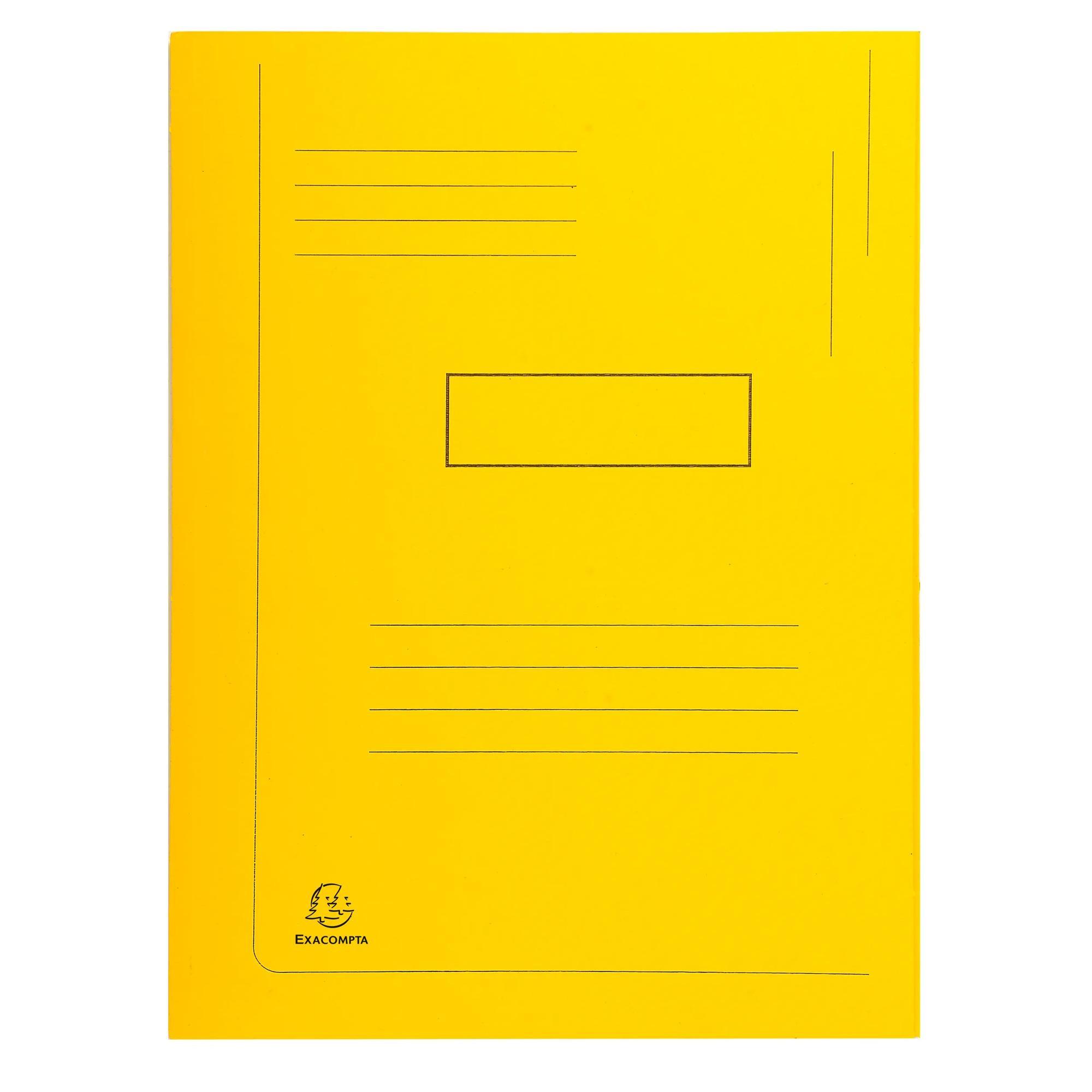 Image of Aktenmappe mit Beschriftungsfeld und 2 Klappen aus Recyclingkarton 290g Forever, 24x32cm - x 50 Aktenmappe mit Beschriftungsfeld und 2 Klappen aus Recyclingkarton 290g Forever, 24x32cm - x 50