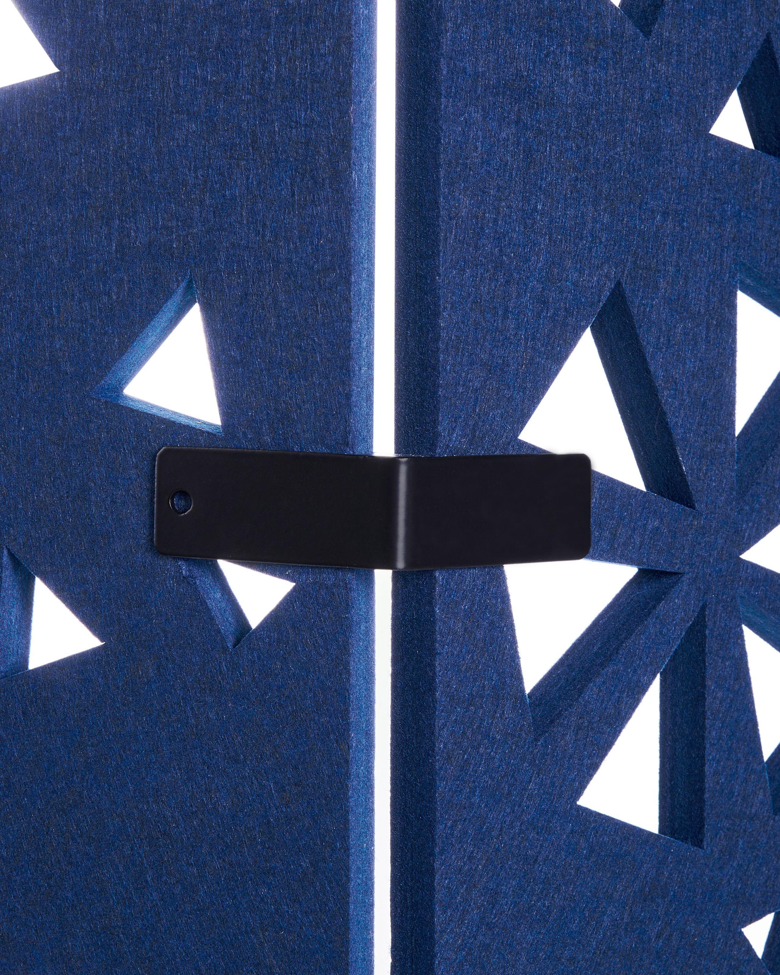 Beliani Raumteiler 4-teilig aus Stoff Modern STARRY  