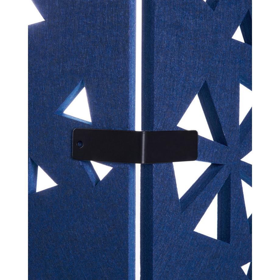 Beliani Séparateur de pièce à 4 panneaux en Tissu Moderne STARRY  