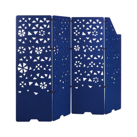 Beliani Raumteiler 4-teilig aus Stoff Modern STARRY  