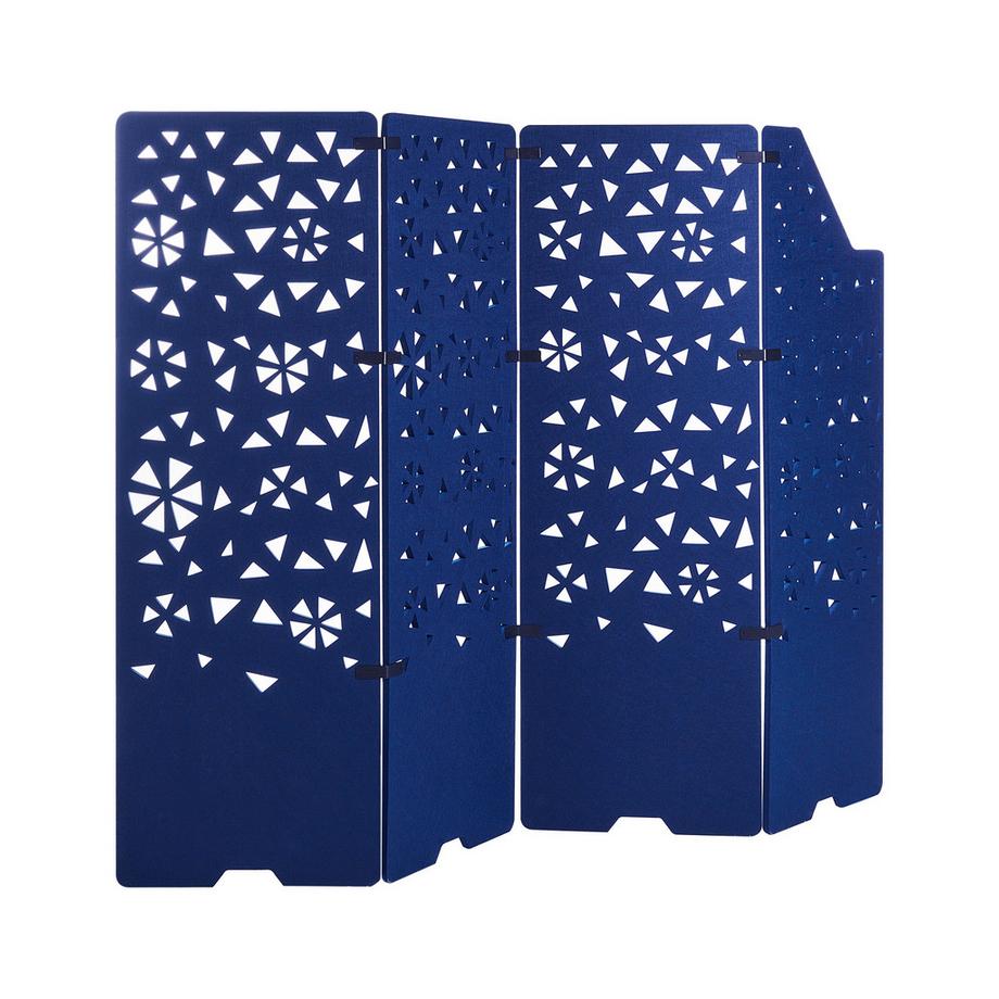 Beliani Séparateur de pièce à 4 panneaux en Tissu Moderne STARRY  