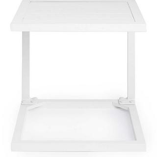 mutoni Jardin Table d&#039;appoint Hilde 40x40 blanc  