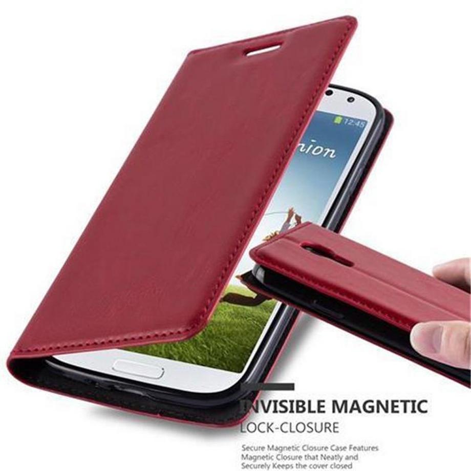Cadorabo  Housse compatible avec Samsung Galaxy S4 - Coque de protection avec fermeture magnétique, fonction de support et compartiment pour carte 