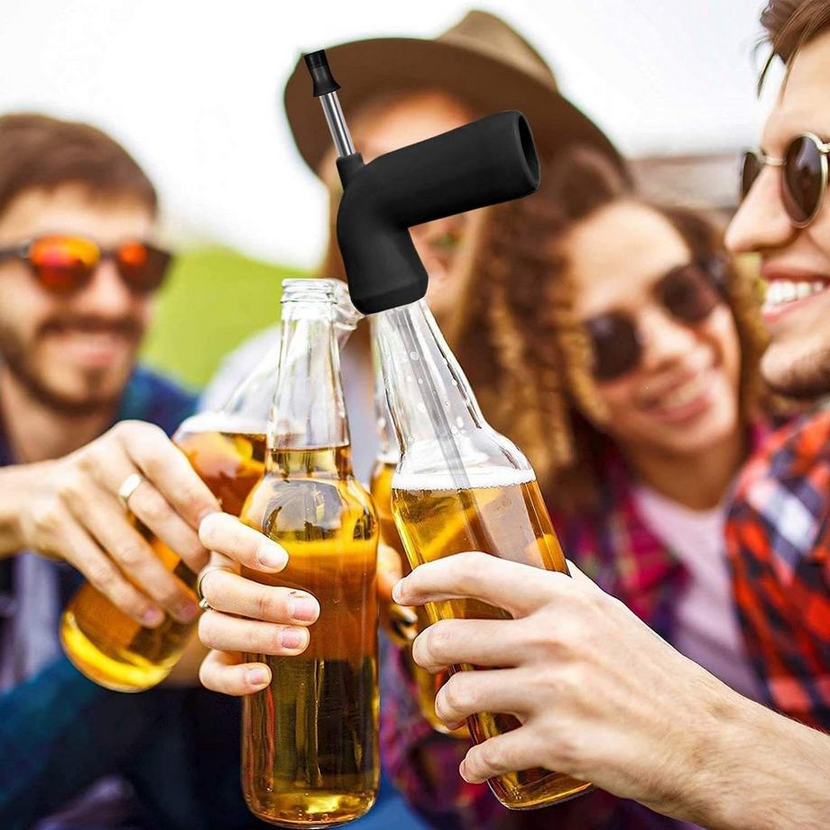 eStore  Bierschnorchel - Schwarz 