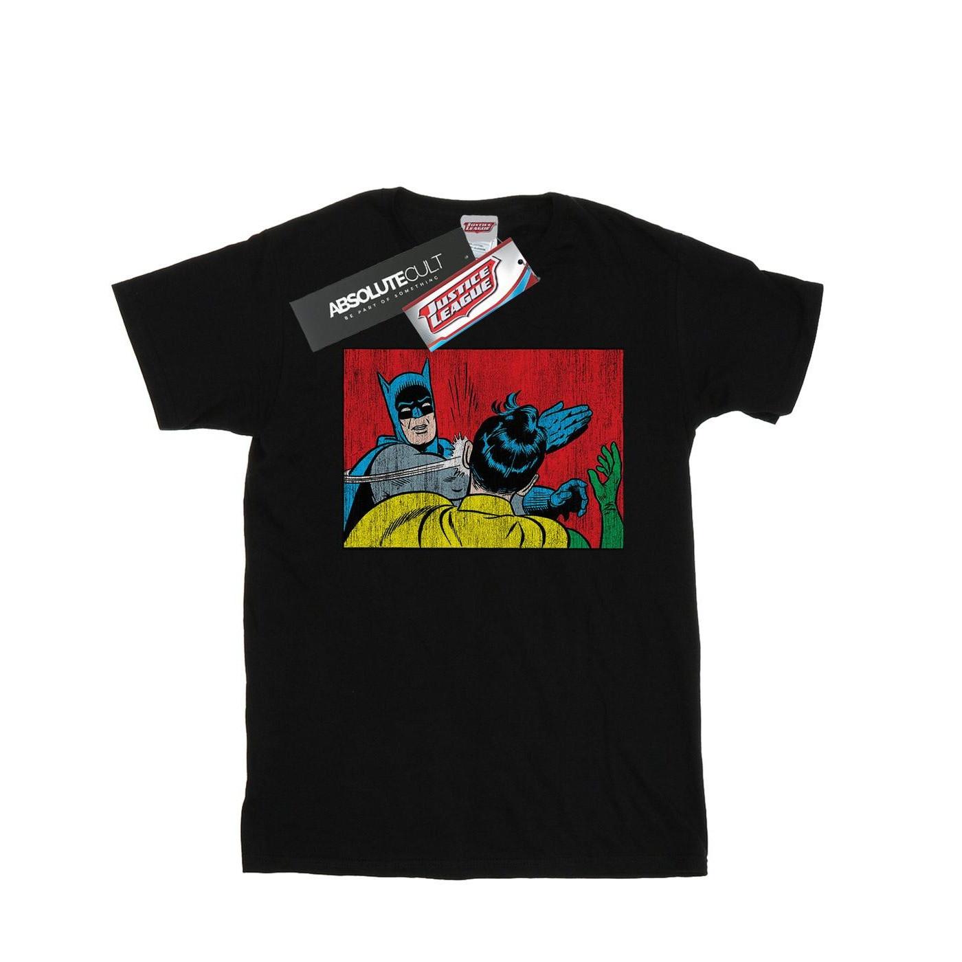 Image of Batman Robin Slap Tshirt Damen Schwarz XL