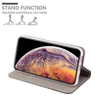 Cadorabo  Housse compatible avec Apple iPhone XS MAX - Coque de protection avec fermeture magnétique, fonction de support et compartiment pour carte 