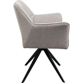 KARE Design Chaise pivotante Thinktank gris  