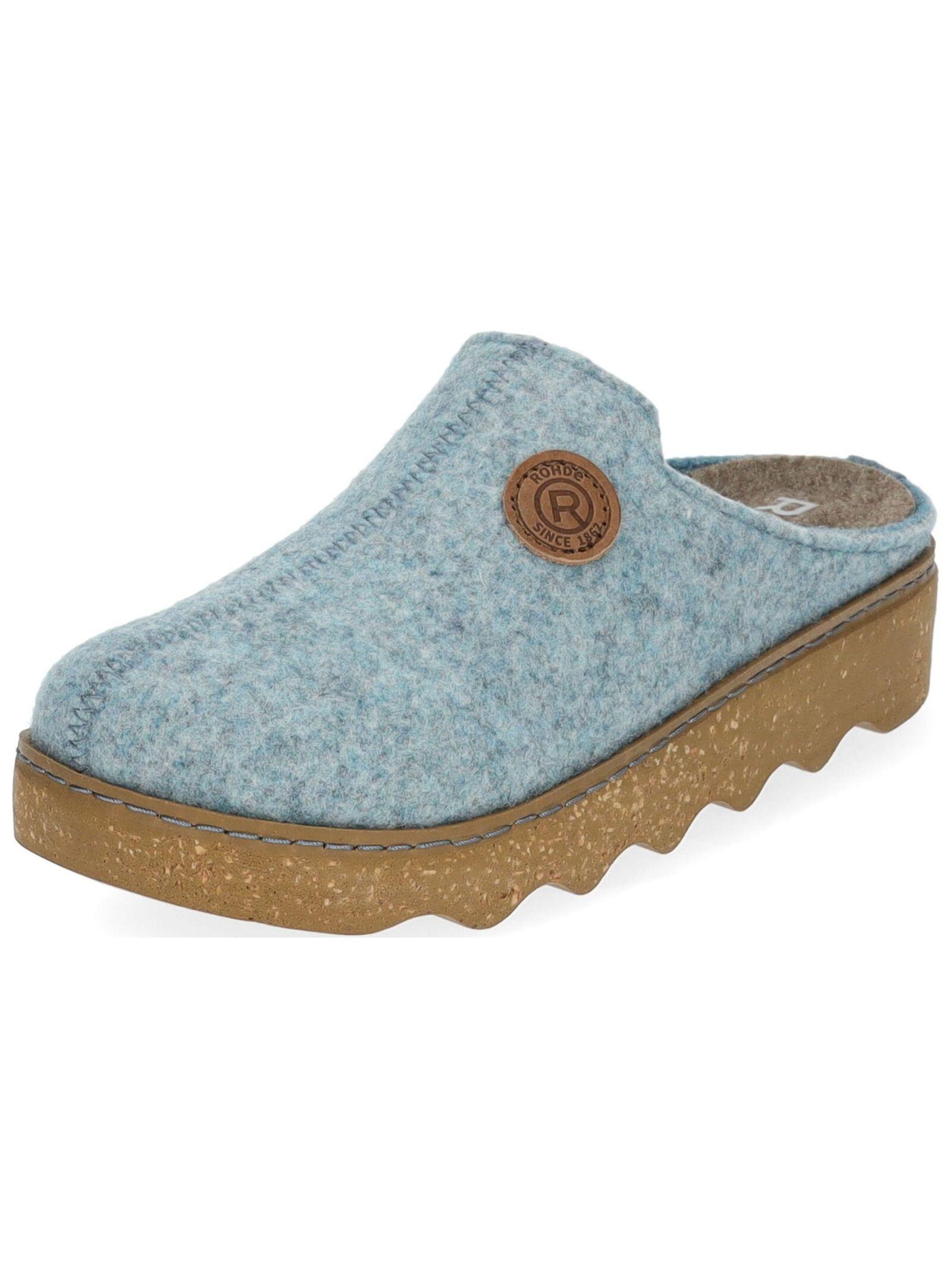 Image of Hausschuhe 6120 Damen Blau 37