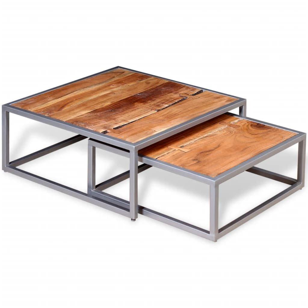 VidaXL Table basse bois d'acacia  