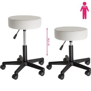 Tectake Tabouret à roulettes  