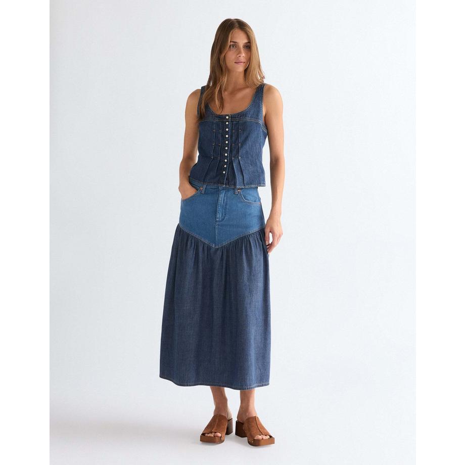 Wrangler Jupe en jean Basque Waist  