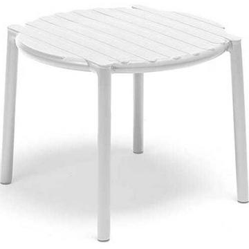 Table d'appoint de jardin Doga blanc 50