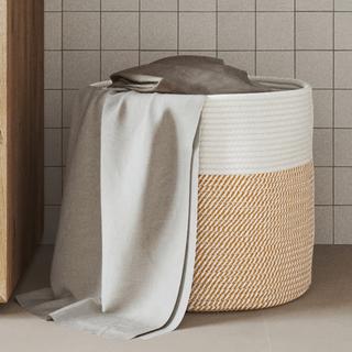 VidaXL Panier de rangement coton  