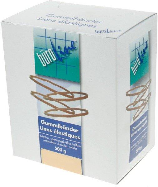 Image of Gummibänder 80x1,3mm 155418 braun, ø 50mm 500g Gummibänder 80x1,3mm 155418 braun, ø 50mm 500g