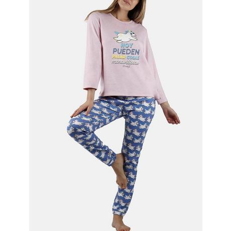 Admas  Pyjama tenue d'intérieur pantalon et haut Unicornio Mr Wonderful 