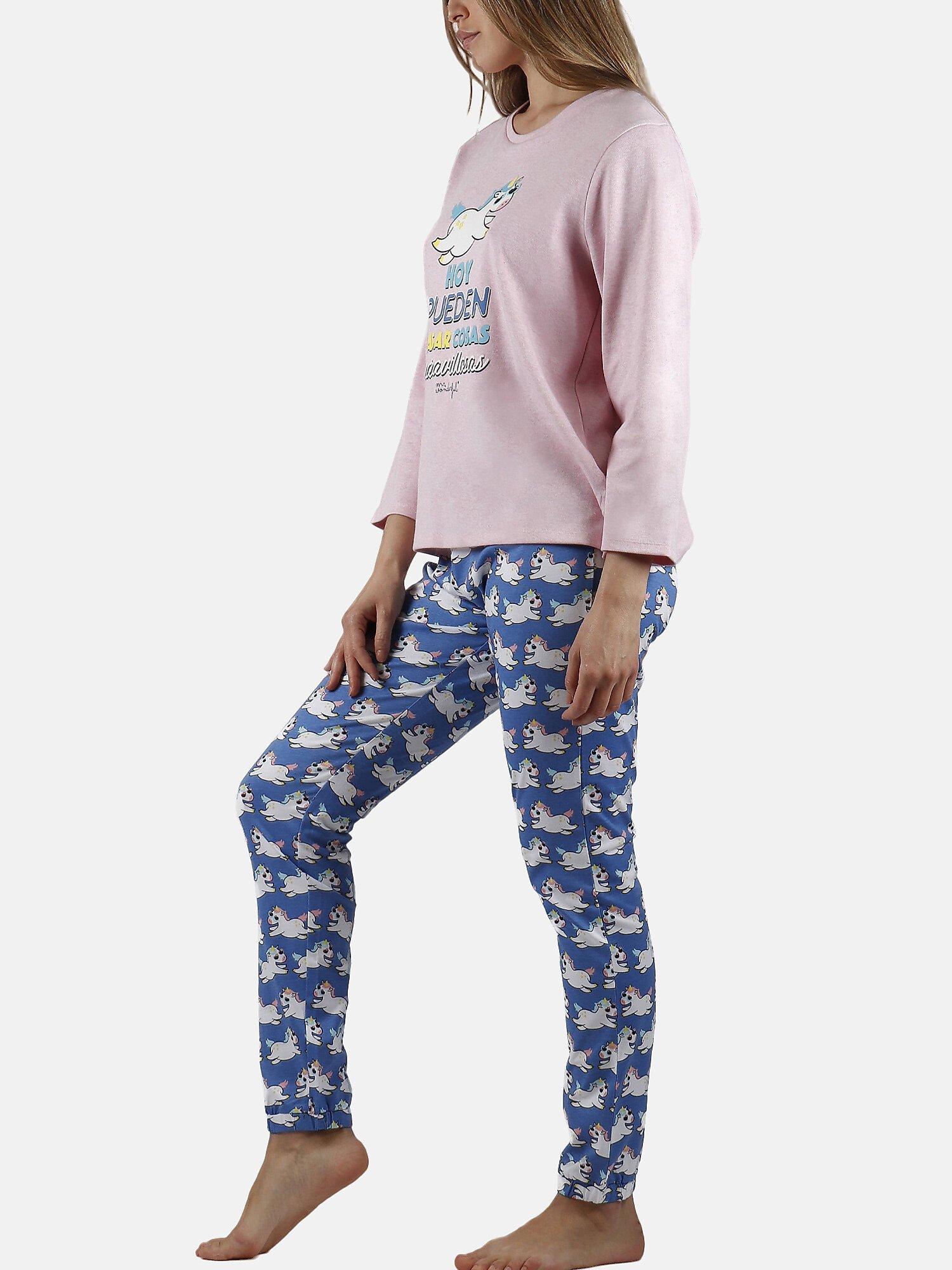 Admas  Pyjama tenue d'intérieur pantalon et haut Unicornio Mr Wonderful 