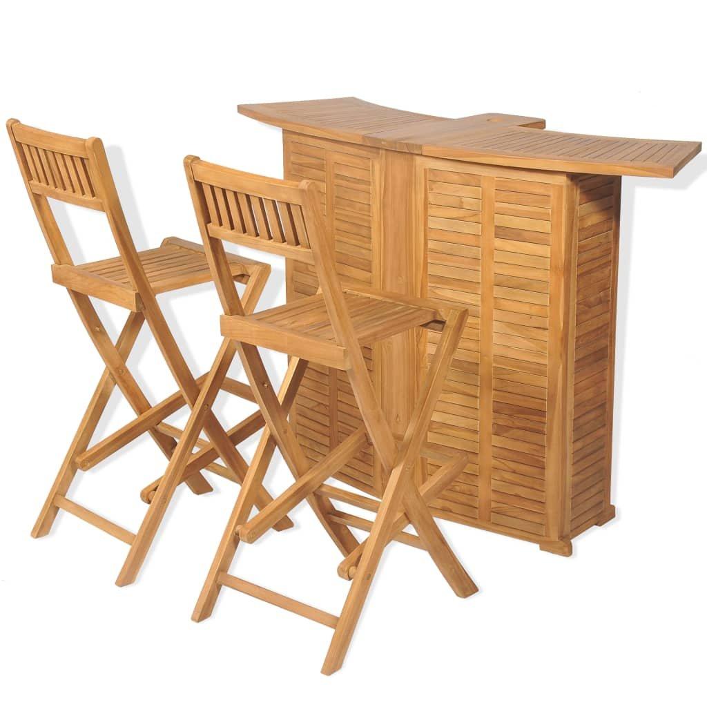 Image of Outdoor bar-set teak Outdoor bar-set teak