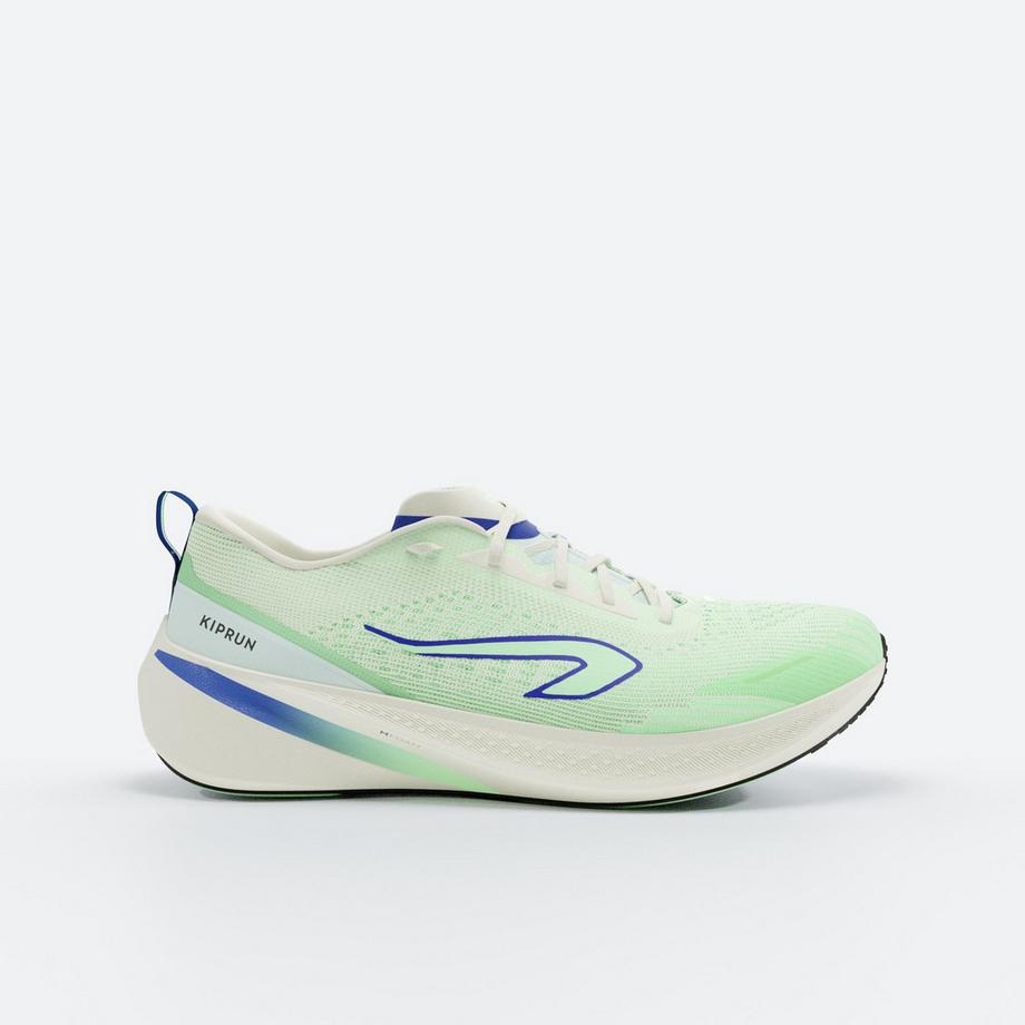 Chaussures de Running Homme - Kiprun Cushion 500 Blanc Vert