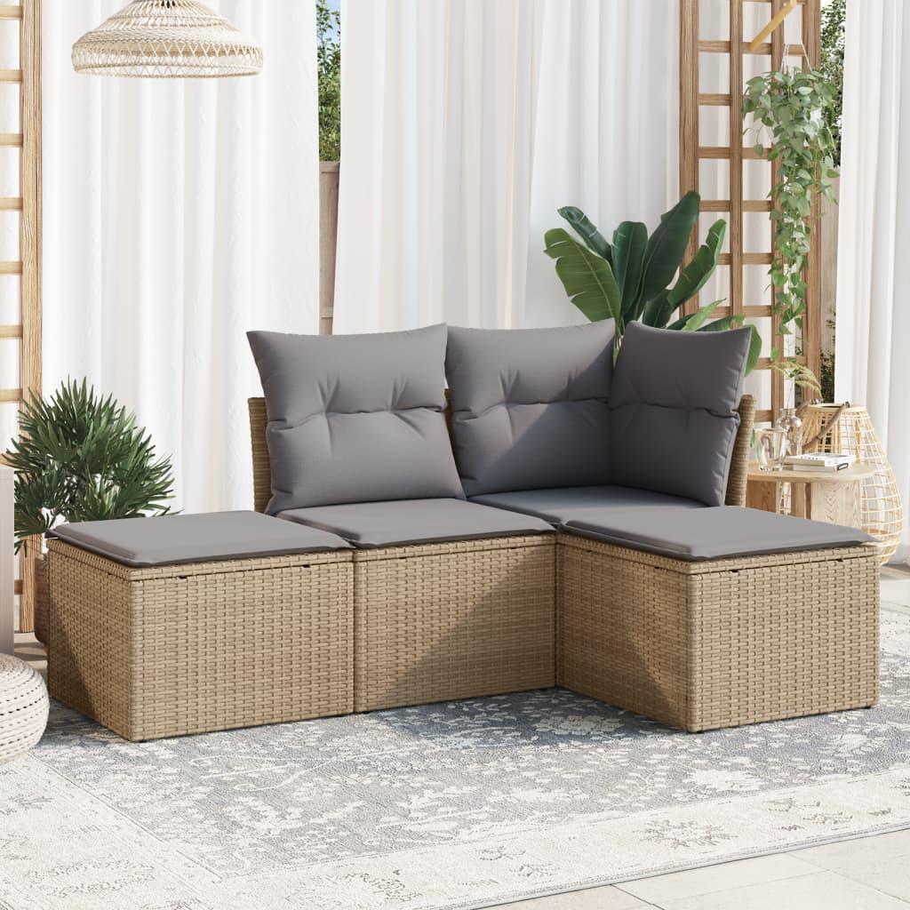 VidaXL Garten sofagarnitur poly-rattan  