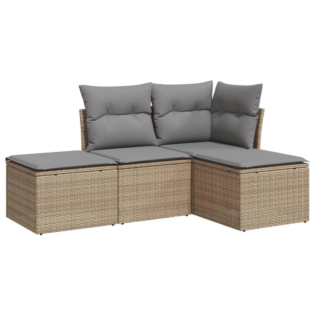 VidaXL Garten sofagarnitur poly-rattan  