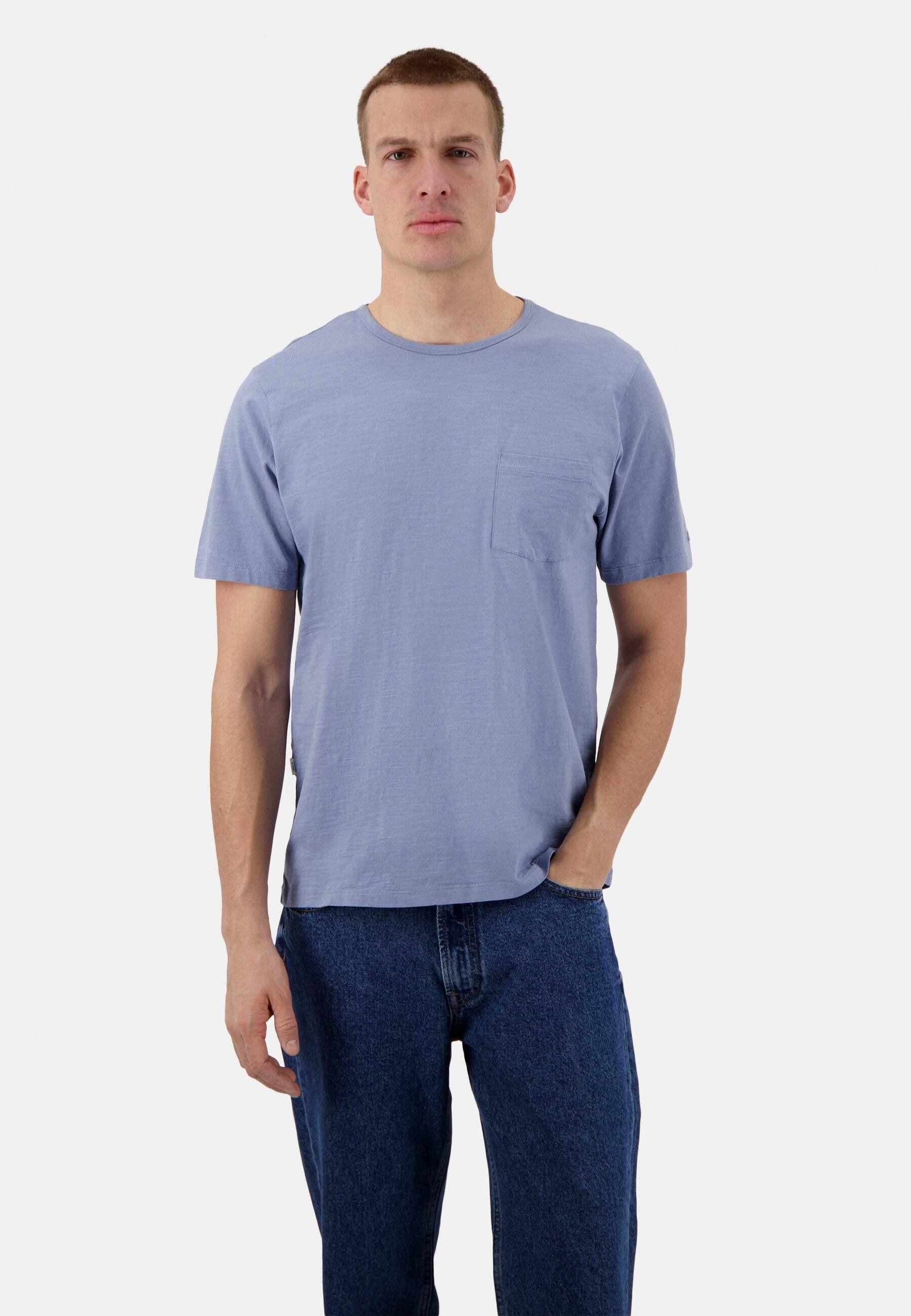Image of T-shirts Slub Herren Blau M