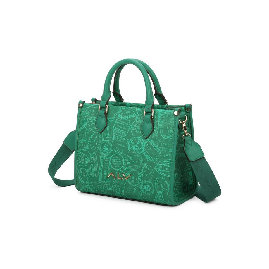 ALV by Alviero Martini Sac à main Imprimé Cachet de Passeport  