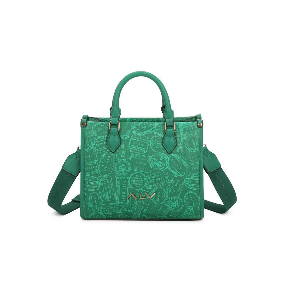 ALV by Alviero Martini Sac à main Imprimé Cachet de Passeport  