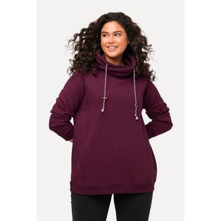 Ulla Popken  Sweatshirt, weiter Stehkragen, Taschen, Raglan-Langarm 